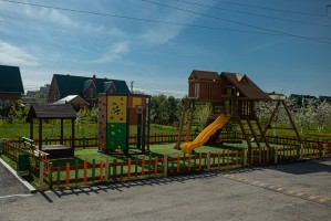 Деревянная детская площадка Крепость Deluxe - вид 12